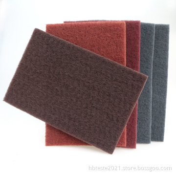 Heavy duty Color Nylon fiber Industrial Scouring Pad  hand pad